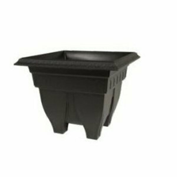 Plastique Dcn Planter Rsn 15-1/4in Blk 1415-36